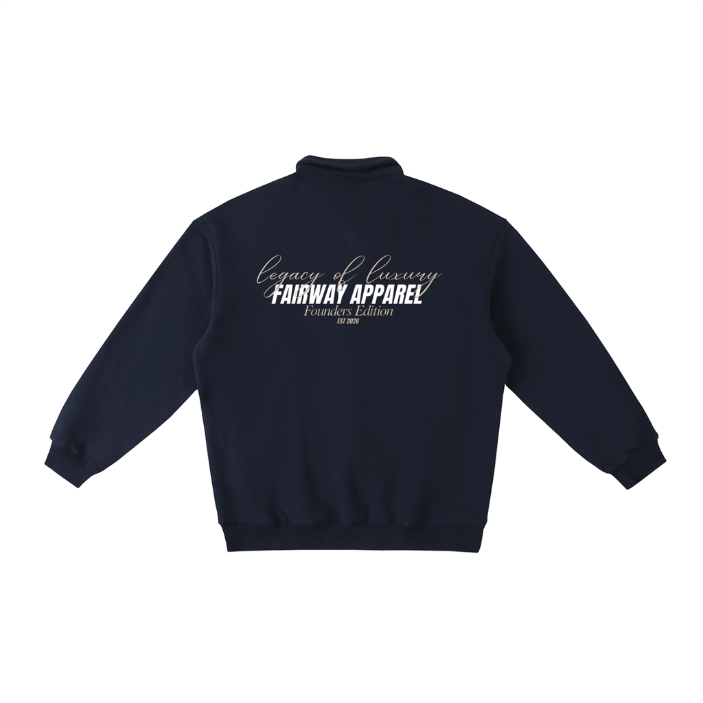 Heavyweight Polo-Collar Sweatshirt