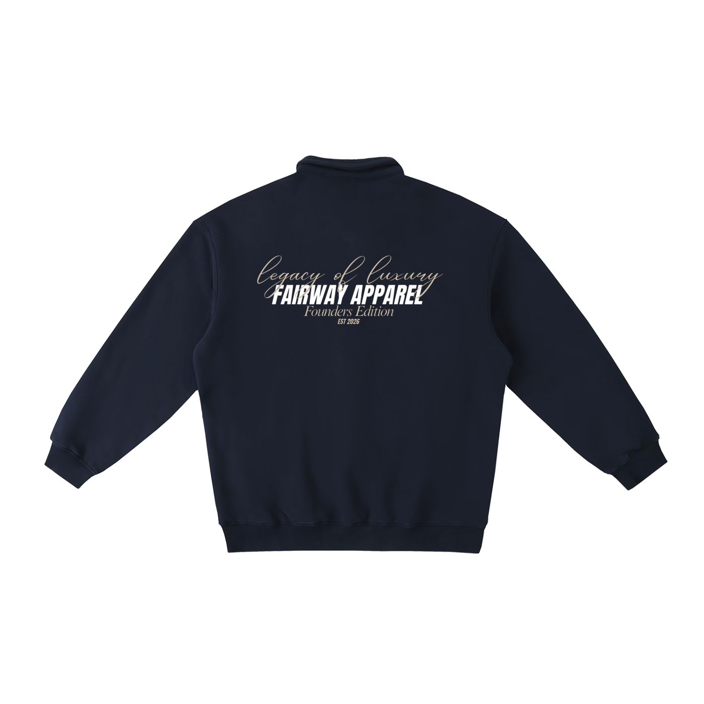 Heavyweight Polo-Collar Sweatshirt